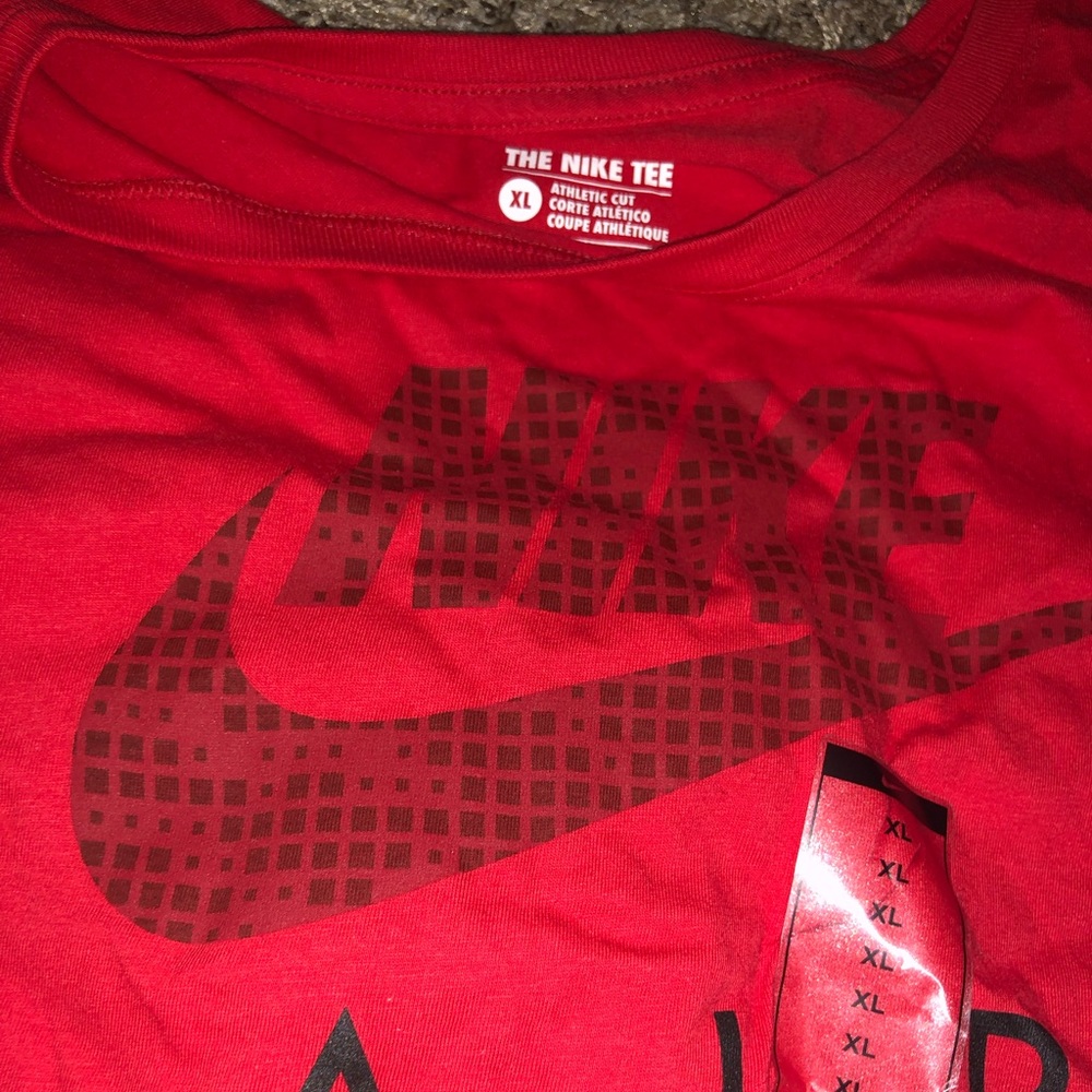 Red Nike t Shirt Xl